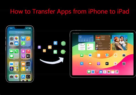 how to transfer apps from iphone to ipad